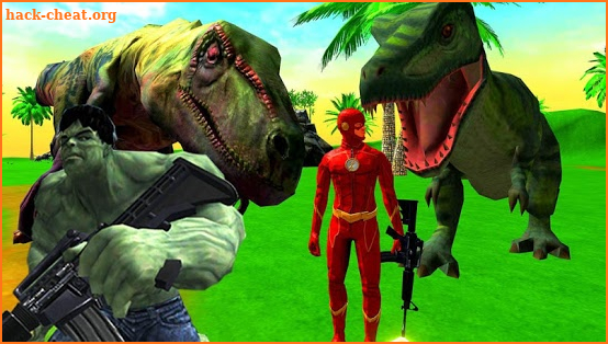 Superhero Dinosaur Hunting: Frontier Free Shooting screenshot