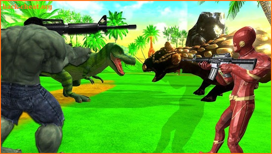 Superhero Dinosaur Hunting: Frontier Free Shooting screenshot