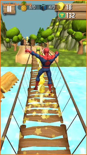 SuperHero Escape Run : Run Of Spider Boy screenshot
