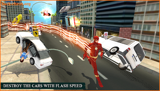 Superhero Flash Hero:flash speed hero- flash games screenshot