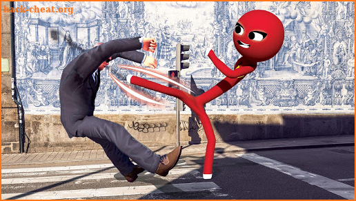Superhero flash stickman fighting vs gangsters screenshot