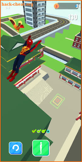 Superhero Flip Jump:Spider Sky screenshot