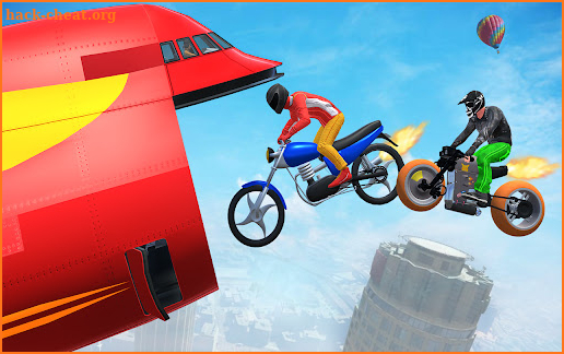 Superhero Flying Bike Game screenshot