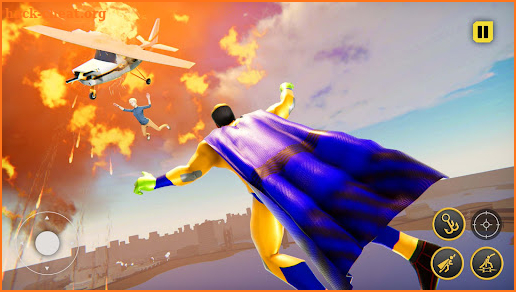 Superhero Flying Robot Hero 3D screenshot