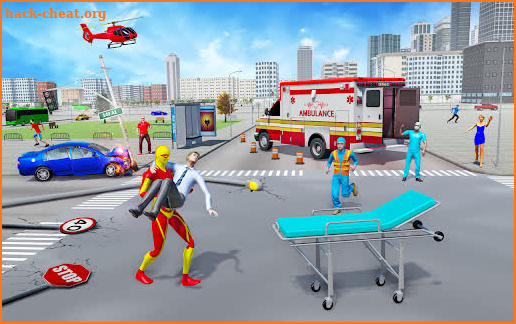Superhero Grand Robot Speed Hero: Rescue Mission screenshot