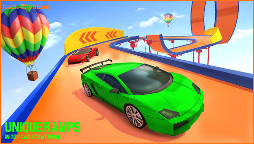 Superhero GT Car Stunt Racing: Mega Ramp Top Games screenshot