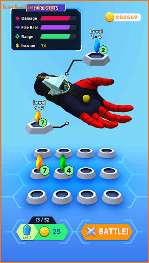 Superhero Hand Run screenshot