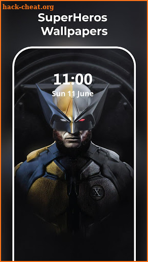 Superhero HD Wallpaper screenshot
