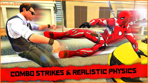 Superhero Iron Ninja Battle: City Rescue Fight Sim screenshot