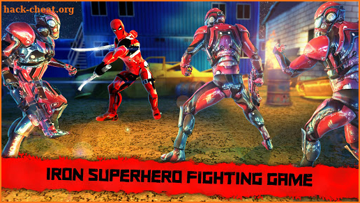 Superhero Iron Ninja Battle: City Rescue Fight Sim screenshot