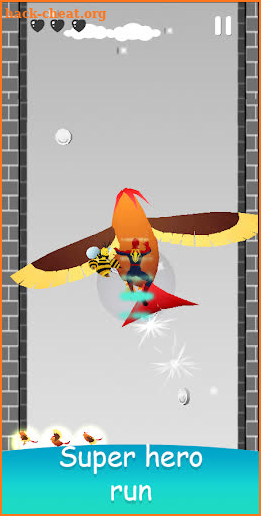 Superhero Jump: Fly Sky Run screenshot