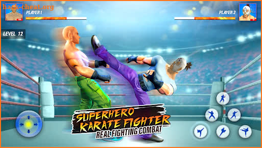 Superhero Karate Fighter Games screenshot