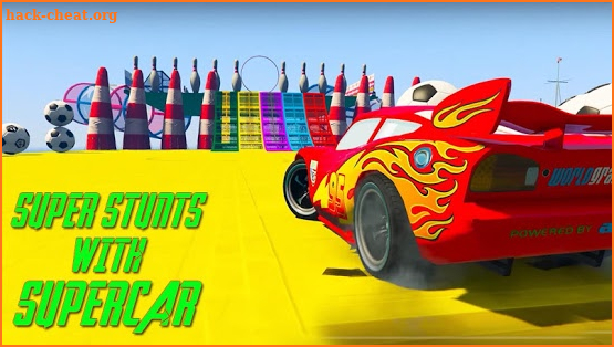 Superhero League (Lightning Car Stunts) screenshot