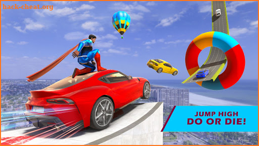 Superhero Mega Ramp Games - Racing Mega Ramp screenshot