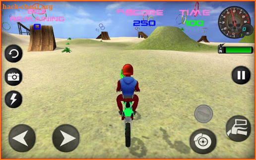 SuperHero Moto jump screenshot