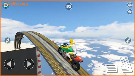 Superhero Motor Stunts Racing screenshot