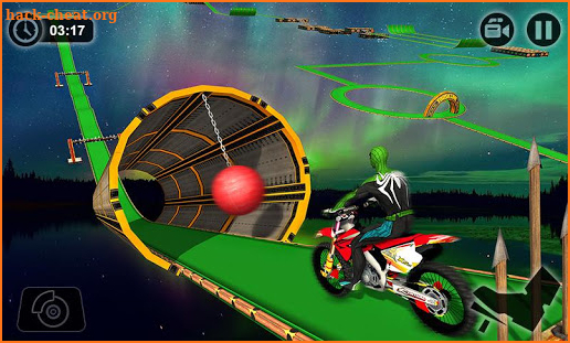 Superhero Motorbike Mega Ramp Race screenshot