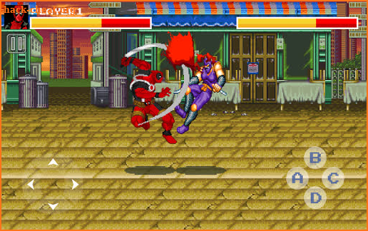 SuperHero Ninja Rope Fight Dual Sword Fight Pixel screenshot