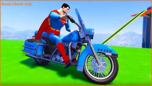 Superhero Police Bike Stunt: Free Kids Racing Game screenshot