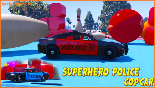Superhero Police Chase :Furious Cop Car screenshot