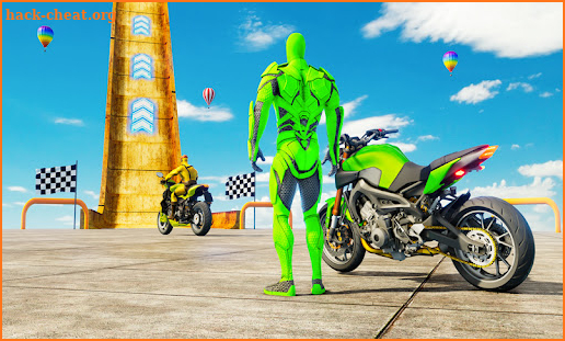 Superhero Racing Bike Stunt screenshot