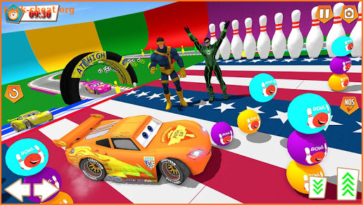 Superhero Racing Car driving Stunts screenshot