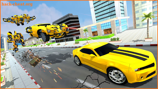 Superhero Robot Action Car Game: Robot Transform screenshot