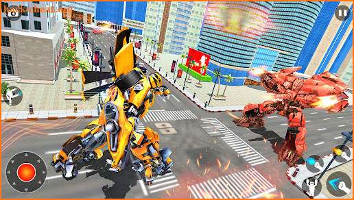 Superhero Robot Action Car Game: Robot Transform screenshot