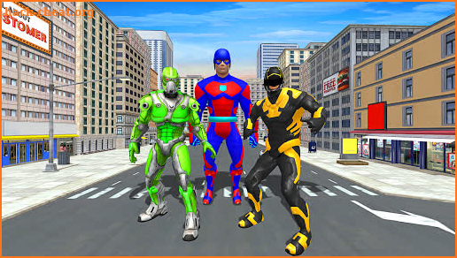 Superhero Robot Family Simulator screenshot