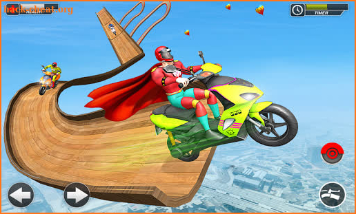 Superhero Scooter GT Stunt Game: Impossible Tracks screenshot