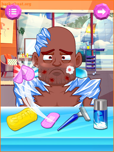 Superhero Shave: Shaving Games screenshot