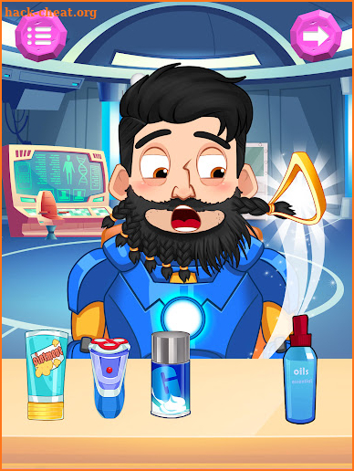 Superhero Shave: Shaving Games screenshot