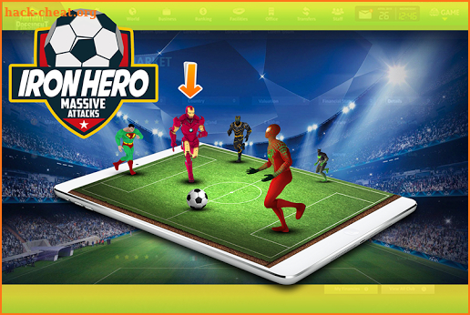 Superhero Soccer Challenging Game screenshot