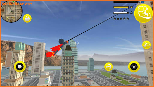 Superhero Stickman Rope Hero Gangstar Crime Mafia screenshot