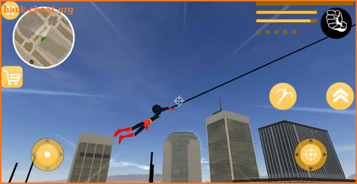 Superhero Stickman Rope Hero Vegas City Gangster screenshot