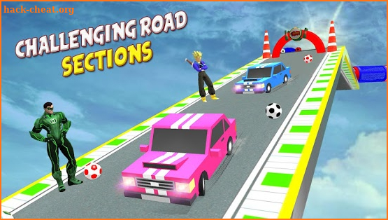Superhero Supra car rider-kiddy games screenshot