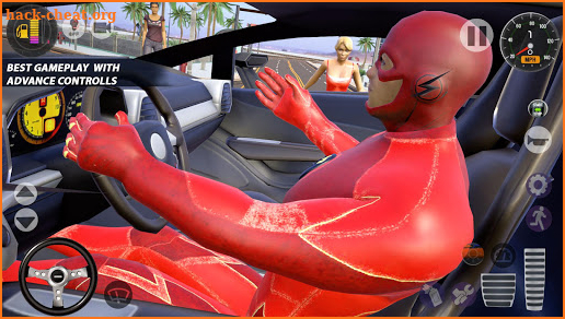 Superhero Taxi Car Driving Simulator - Taxi Games screenshot
