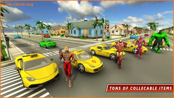 Superhero Taxi Driver Pro Game screenshot