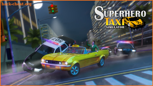 Superhero Taxi Simulator: Car Racing Stunts Games screenshot
