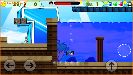 Superhero Titans Go Run Adventure screenshot