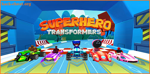 Superhero Transformer Racing screenshot