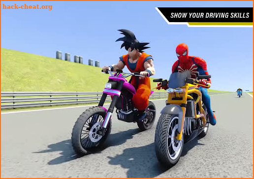 Superhero Tricky Bike Stunt Racing 2021 screenshot