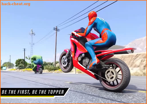 Superhero Tricky Bike Stunt Racing 2021 screenshot