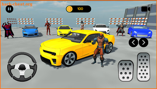 Superhero Tricky Cars Racing Stunts screenshot
