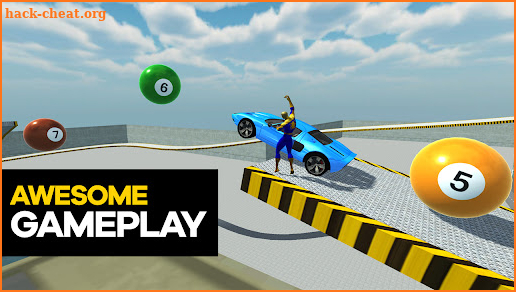 Superhero Tricky Cars Racing Stunts screenshot