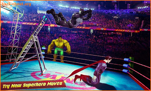 Superhero Wrestling Tag Team Ring Fighting Arena screenshot