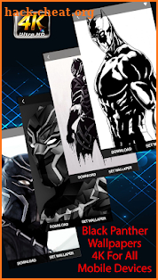 Superheroes Black Panther Wallpaper 4K | HD Free screenshot