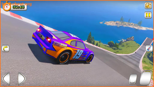 Superheroes Canyon Stunts Racing Cars screenshot