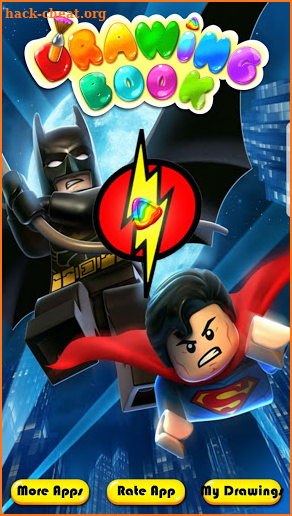 Superheroes Coloring book screenshot