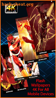 Superheroes Flash Wallpaper HD 4K screenshot